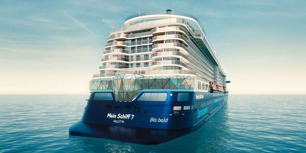 Mein Schiff 7 am Meer